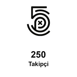 250 Takipçi