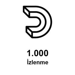 1.000 İzlenme