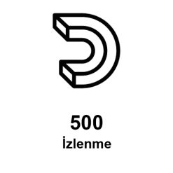 500 İzlenme