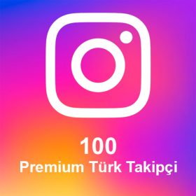 100 Premium Türk Takipçi