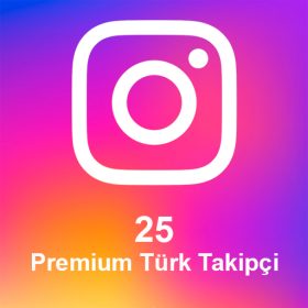 25 Premium Türk Takipçi