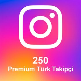 250 Premium Türk Takipçi