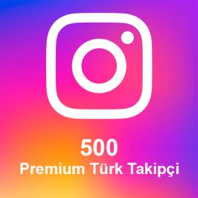 500 Premium Türk Takipçi