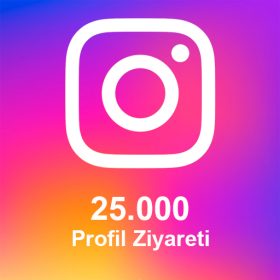 25.000 Profil Ziyareti
