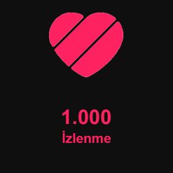 1.000 İzlenme