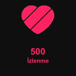 500 İzlenme