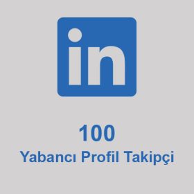 100 Yabancı Profil Takipçi
