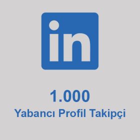 1.000 Yabancı Profil Takipçi