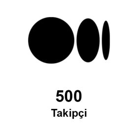 500 Takipçi
