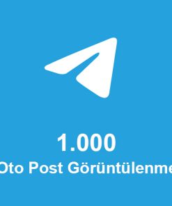 1.000 Aylık Oto Post Görüntülenme
