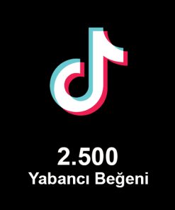 2.500 Yabancı Beğeni