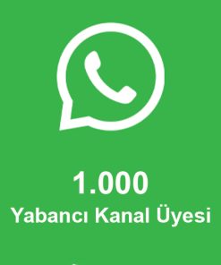1.000 Yabancı Kanal Üyesi
