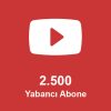 2.500 Yabancı Abone