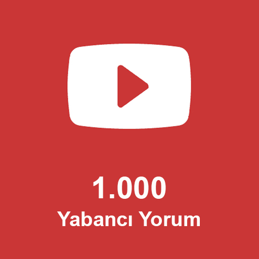 Youtube Yabancı Yorum 1000